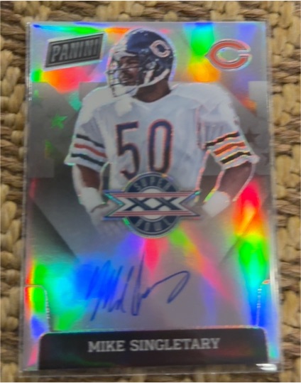 2021 Panini Super Bowl XX Prizm #SBXX-MS Mike Singletary — front