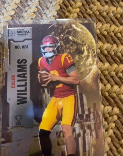 2022 Skybox Metal Universe Champions #023 Caleb Williams — front