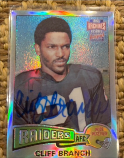 2001 Topps Archives Reserve #17 Cliff Branch — front