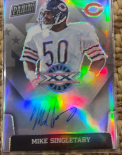 2021 Panini Super Bowl XX Prizm #SBXX Mike Singletary — front