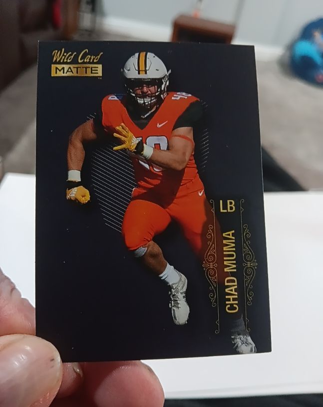 2022 Wild Card Matte #MB-119 Chad Muma — front