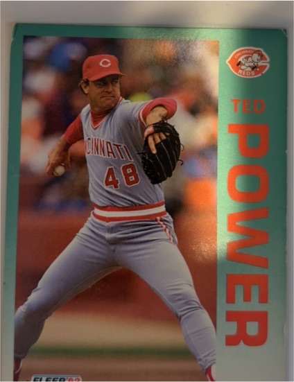 1992 Fleer #416 Ted Power — front