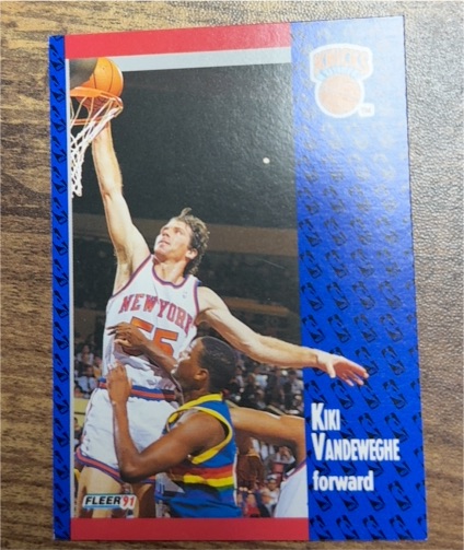 1991-92 Fleer #141 Kiki Vandeweghe — front