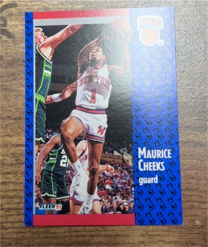 1991-92 Fleer #135 Maurice Cheeks — front