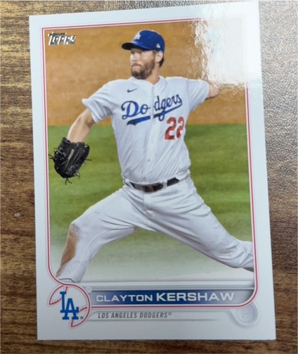 2022 Topps Series 1 #41 Clayton Kershaw — front