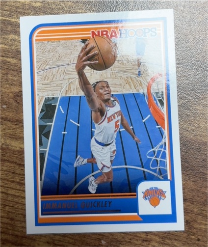 2023-24 Panini NBA Hoops #160 Immanuel Quickley — front