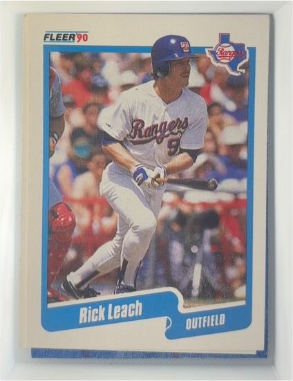 1990 Fleer #305 Rick Leach — front