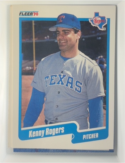 1990 Fleer #311 Kenny Rogers — front