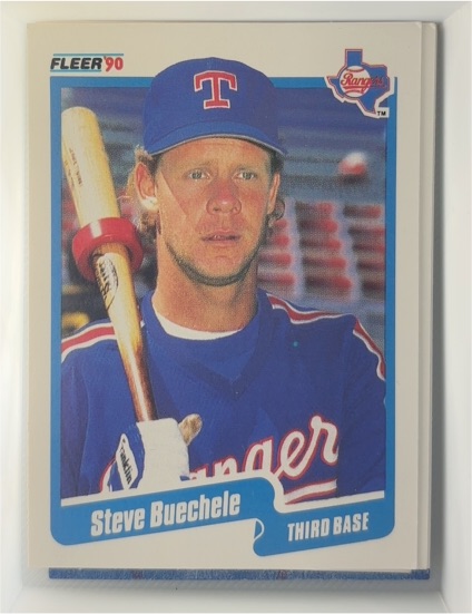 1990 Fleer #292 Steve Buechele — front
