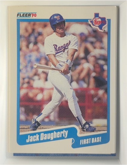 1990 Fleer #294 Jack Daugherty — front