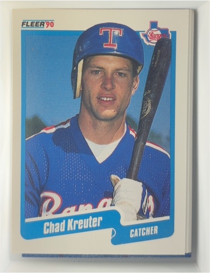 1990 Fleer #303 Chad Kreuter — front