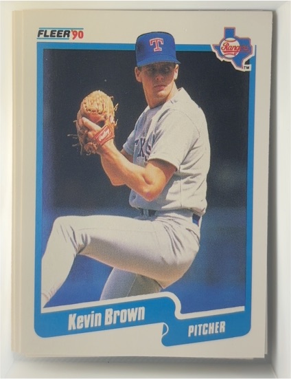 1990 Fleer #291 Kevin Brown — front