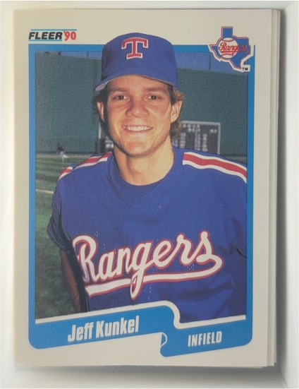 1990 Fleer #304 Jeff Kunkel — front