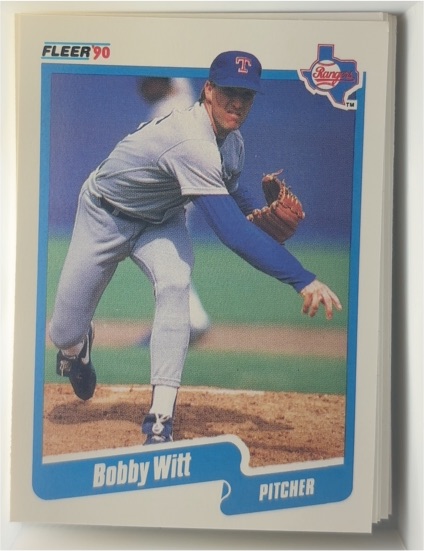 1990 Fleer #315 Bobby Witt — front