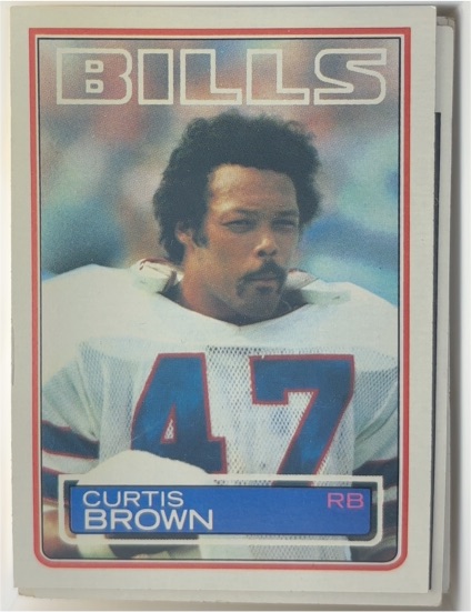 1983 Topps #220 Curtis Brown — front