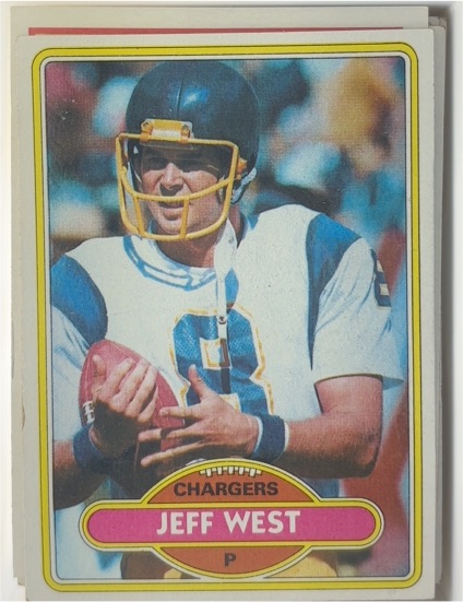 1980 Topps #439 Jeff West — front