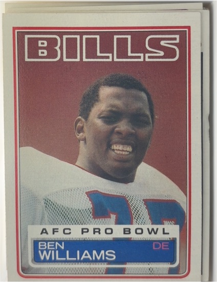 1983 Topps Football #229 Ben Williams — front
