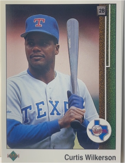 1989 Upper Deck #465 Curtis Wilkerson Texas Rangers — front
