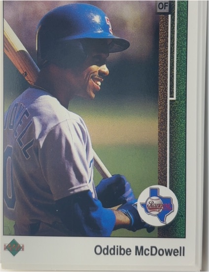 1989 Upper Deck #333 Oddibe McDowell — front