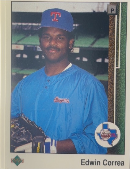 1989 Upper Deck #598 Edwin Correa — front
