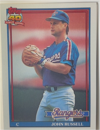 1991 Topps #734 John Russell — front