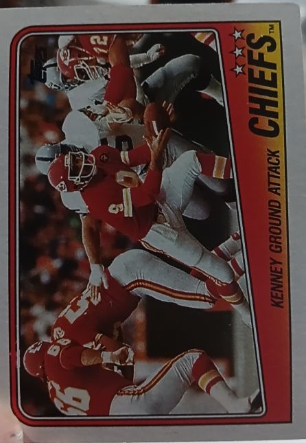 1988 Topps #361 Kenney Ground Attack Bill Kenney — front