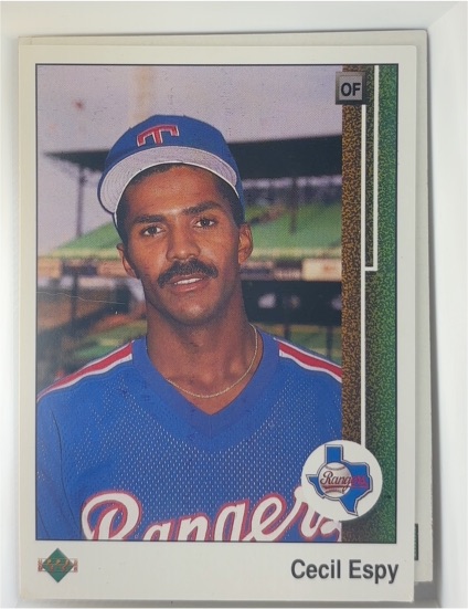 1989 Upper Deck #92 Cecil Espy — front