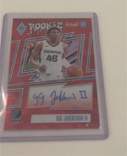 2023-24 Panini Phoenix Rookie Signs #RS-GGJ GG Jackson II — front