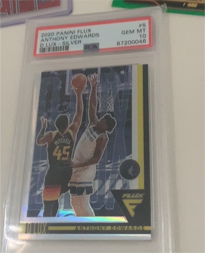 2020 Panini Flux D Lux #5 Anthony Edwards — front