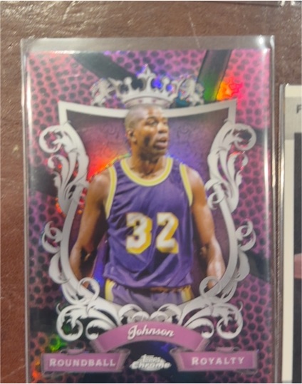2023-24 Topps Chrome #RR-5 Magic Johnson Roundball Royalty — front