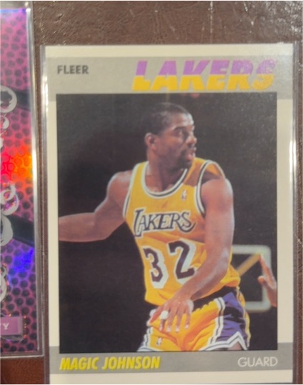 1987-88 Fleer #56 Magic Johnson — front