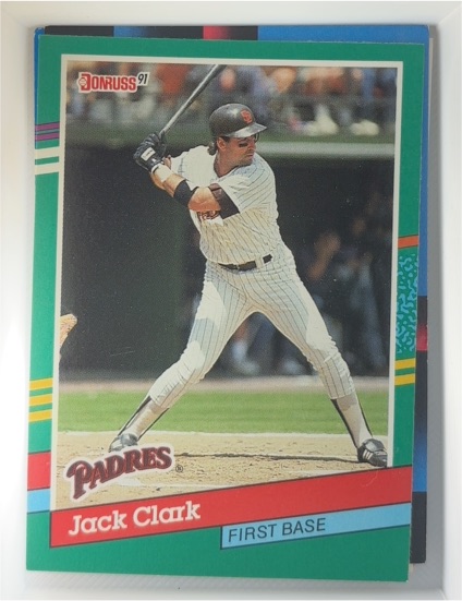1991 Donruss #618 Jack Clark — front