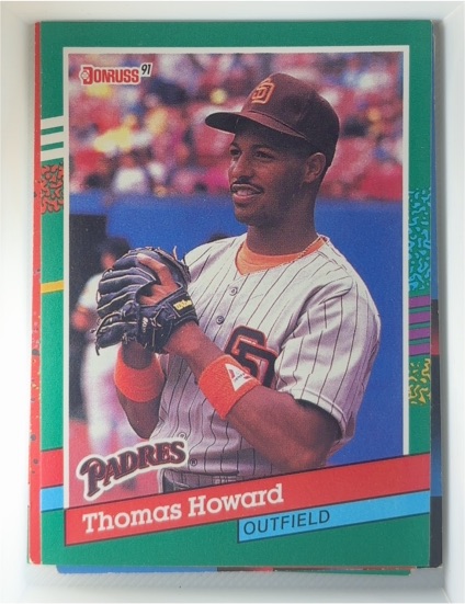 1991 Donruss #746 Thomas Howard — front