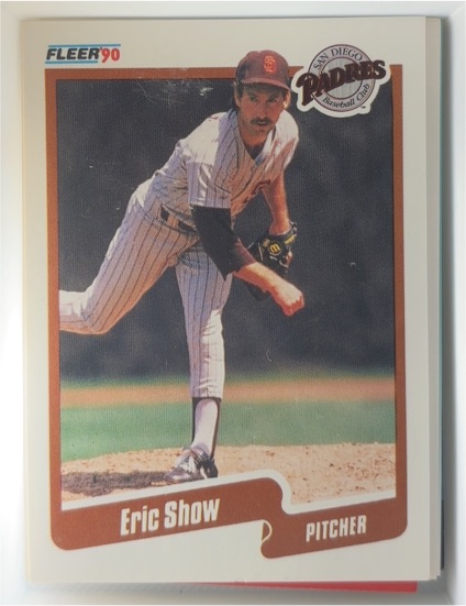 1990 Fleer #169 Eric Show — front