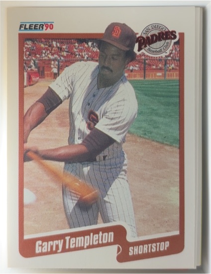 1990 Fleer #170 Garry Templeton — front