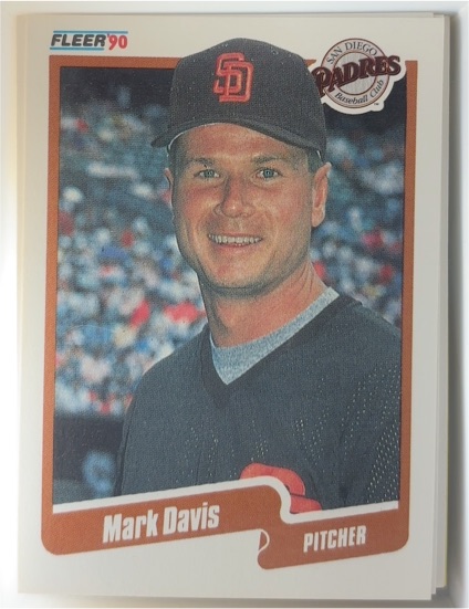 1990 Fleer #155 Mark Davis — front
