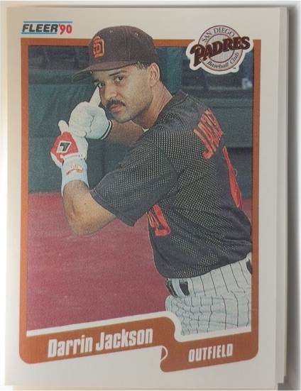 1990 Fleer #160 Darrin Jackson — front