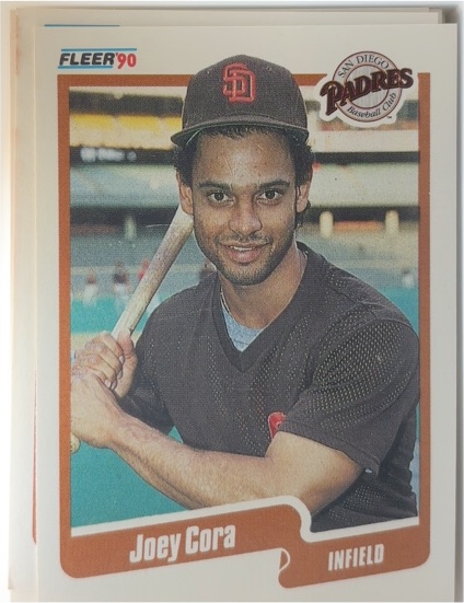 1990 Fleer #154 Joey Cora — front