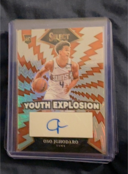 2024-25 Panini Select #YE-OSO Oso Ighodaro Youth Explosion Signatures — front