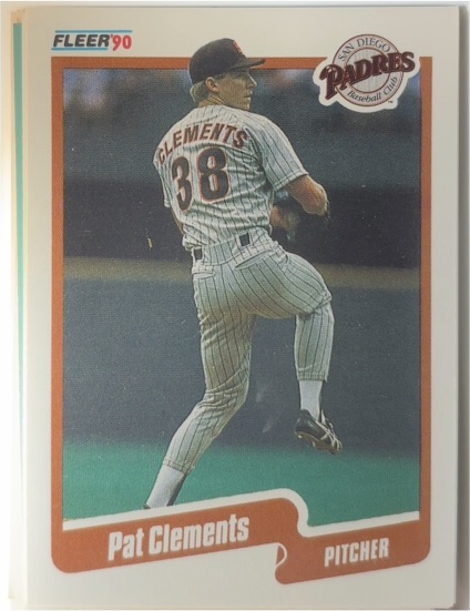 1990 Fleer #153 Pat Clements — front