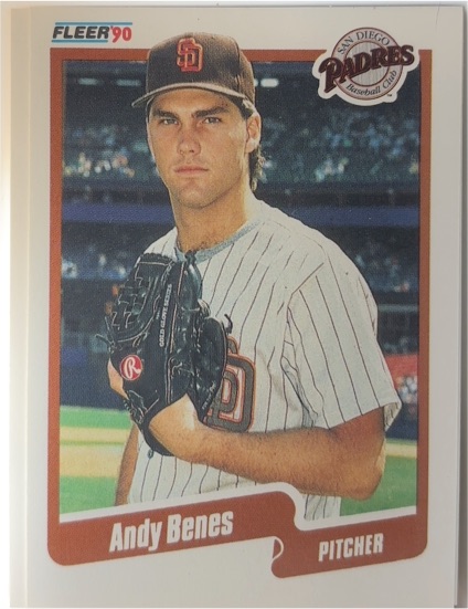 1990 Fleer #151 Andy Benes — front