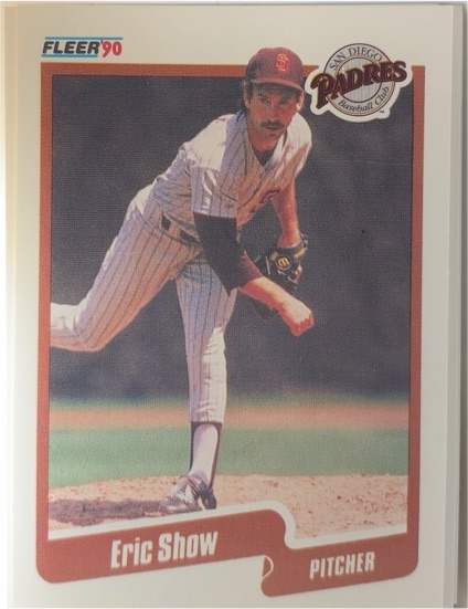 1990 Fleer #169 Eric Show — front
