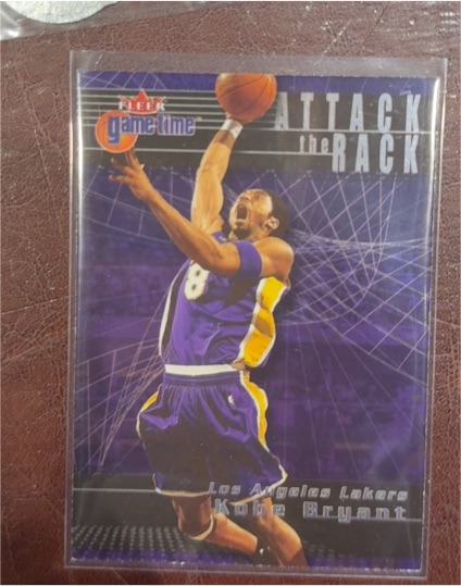2000 Fleer Game Time Attack The Rack #AR3 Kobe Bryant — front