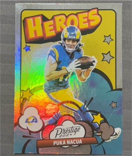 2024 Panini Prestige #6 Puka Nacua Heroes — front