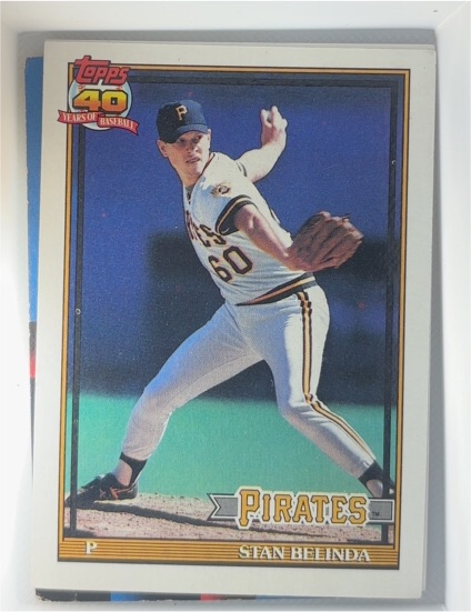 1991 Topps #522 Stan Belinda — front