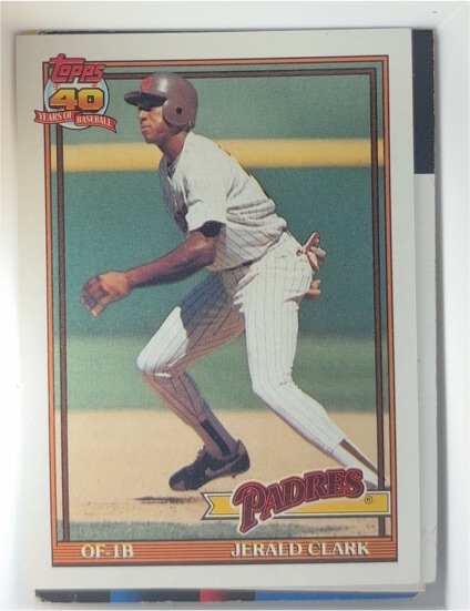 1991 Topps #513 Jerald Clark — front