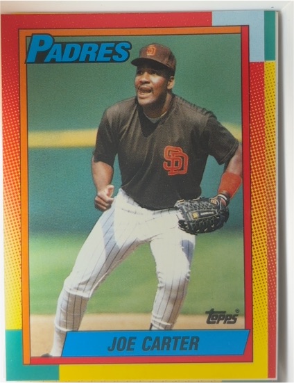 1990 Topps Traded #20T Joe Carter — front