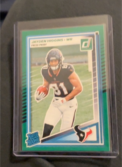 2025 Panini Donruss #334 Jayden Higgins — front
