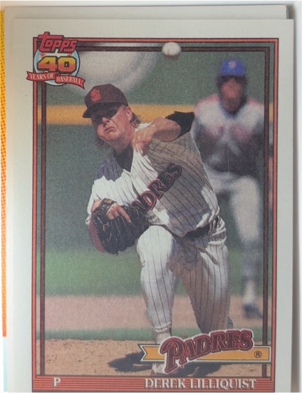 1991 Topps #683 Derek Lilliquist — front