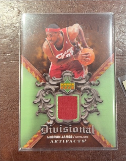 2007-08 Upper Deck Artifacts Divisional Artifacts #DA-LJ LeBron James — front